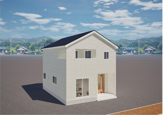越前市稲寄町の新築戸建の完成予想図