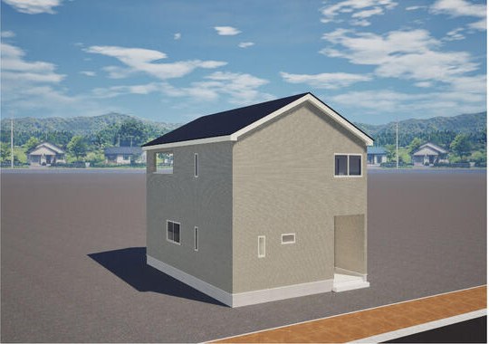 越前市稲寄町の新築戸建の完成予想図