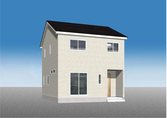 福井市栗森町浜の新築戸建の完成予想図